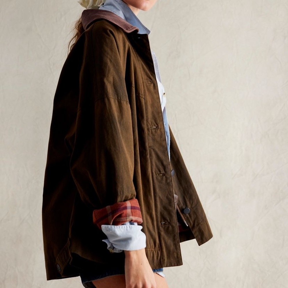 FREE PEOPLE Cori Waxed Jacket
